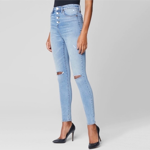 NWT Blank NYC The Great Jones High Rise Skinny Jeans Distressed Final Lap - Picture 5 of 11